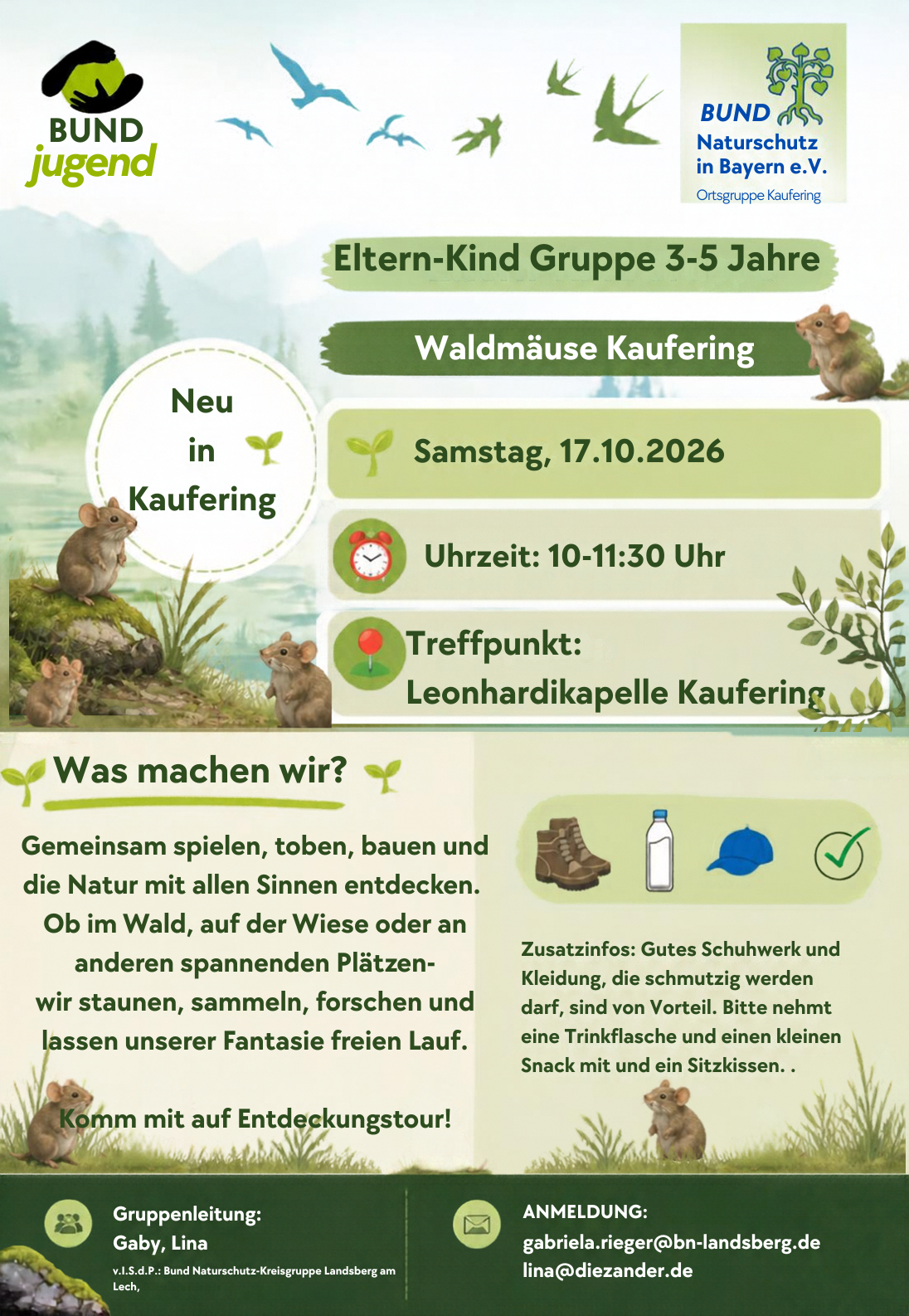 Plakat Elter-Kind Gruppe Kaufering